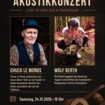 Werkstatt “A Tree House” Konzert in Graz: Chuck LeMonds & Wolf Berth